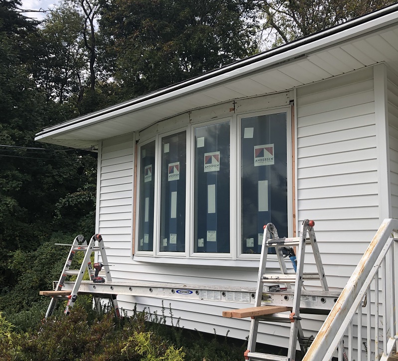 Andersen 400 series custom bay window - White Plains